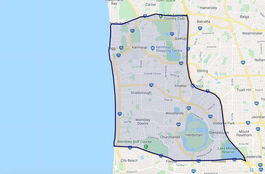 Scarborough region map